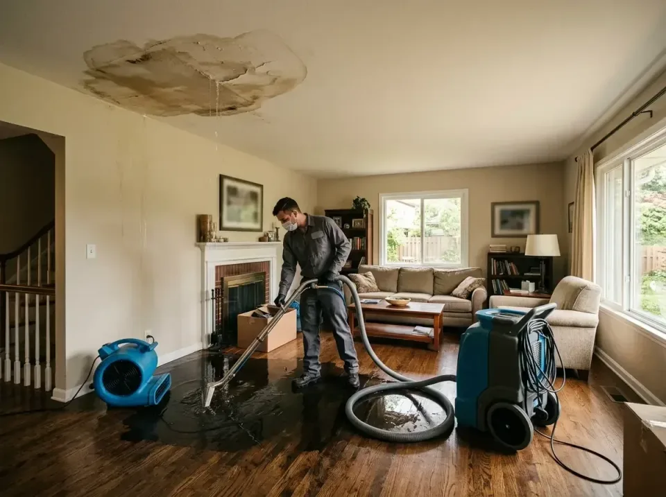 attic-pipe-burst-ceiling-drip-008 — frequently asked questions, Water Damage Restoration & Carpet Care in Martinsburg, WV